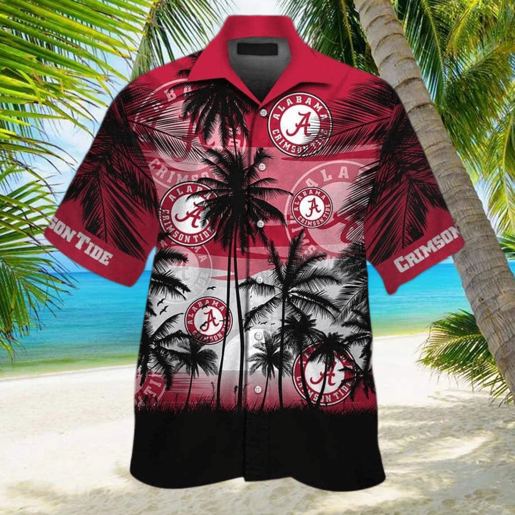 Vintage Aloha NCAA Alabama Crimson Tide Hawaiian Shirt Summer Beach Gift - Limotees