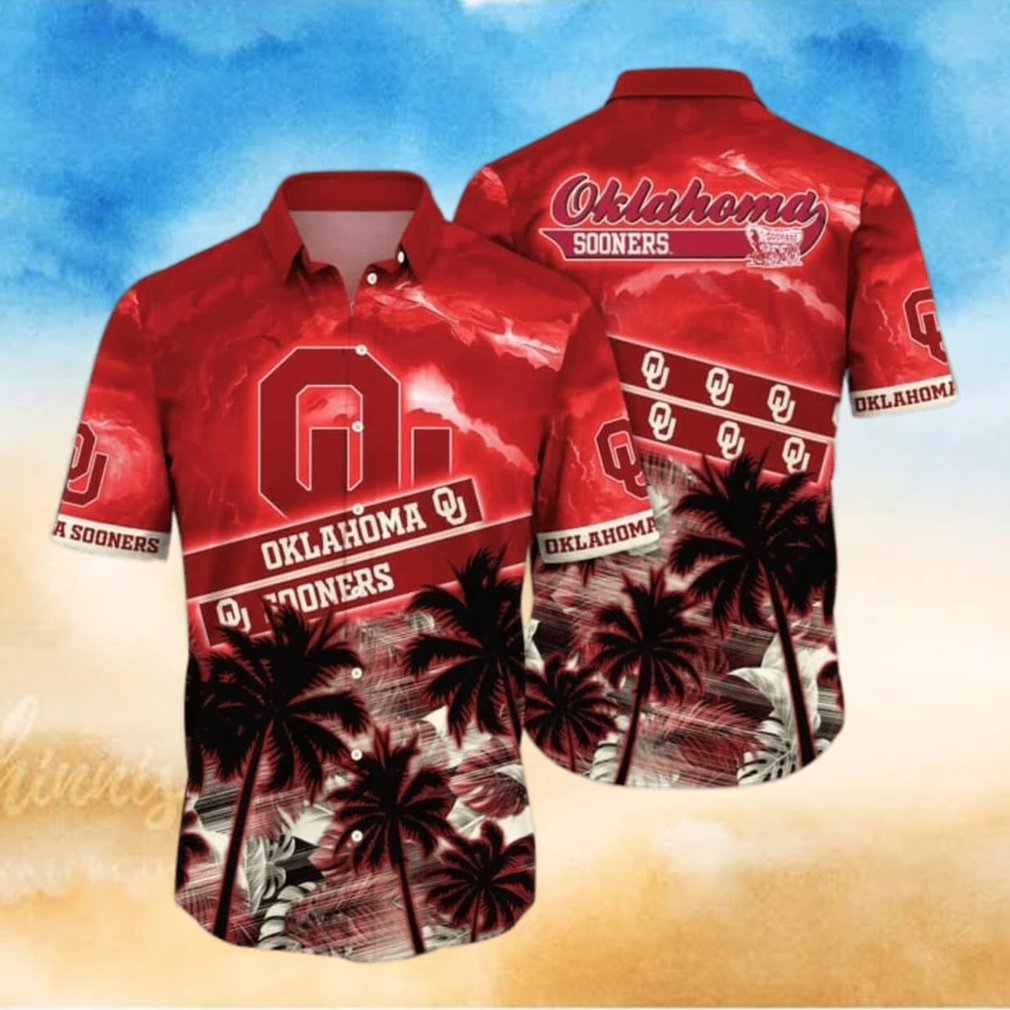 Vintage Aloha NCAA Oklahoma Sooners Hawaiian Shirt - Limotees