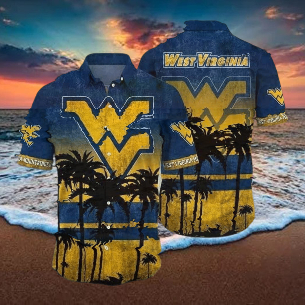 Vintage Aloha NCAA Virginia Mountaineers Hawaiian Shirt - Limotees