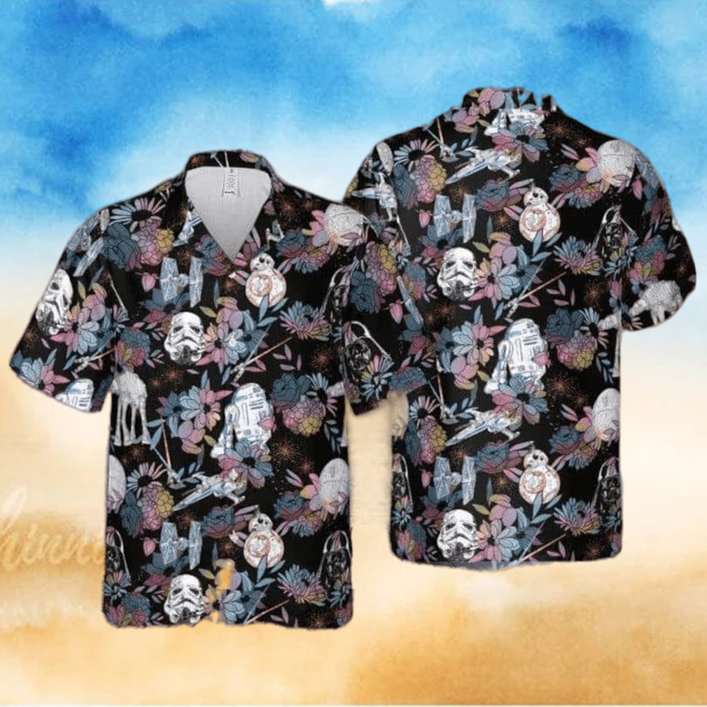 Vintage Aloha Star Wars Hawaiian Shirt BB 8 R2 – D2 Stormtroopers Summer Gift For Friend - Limotees