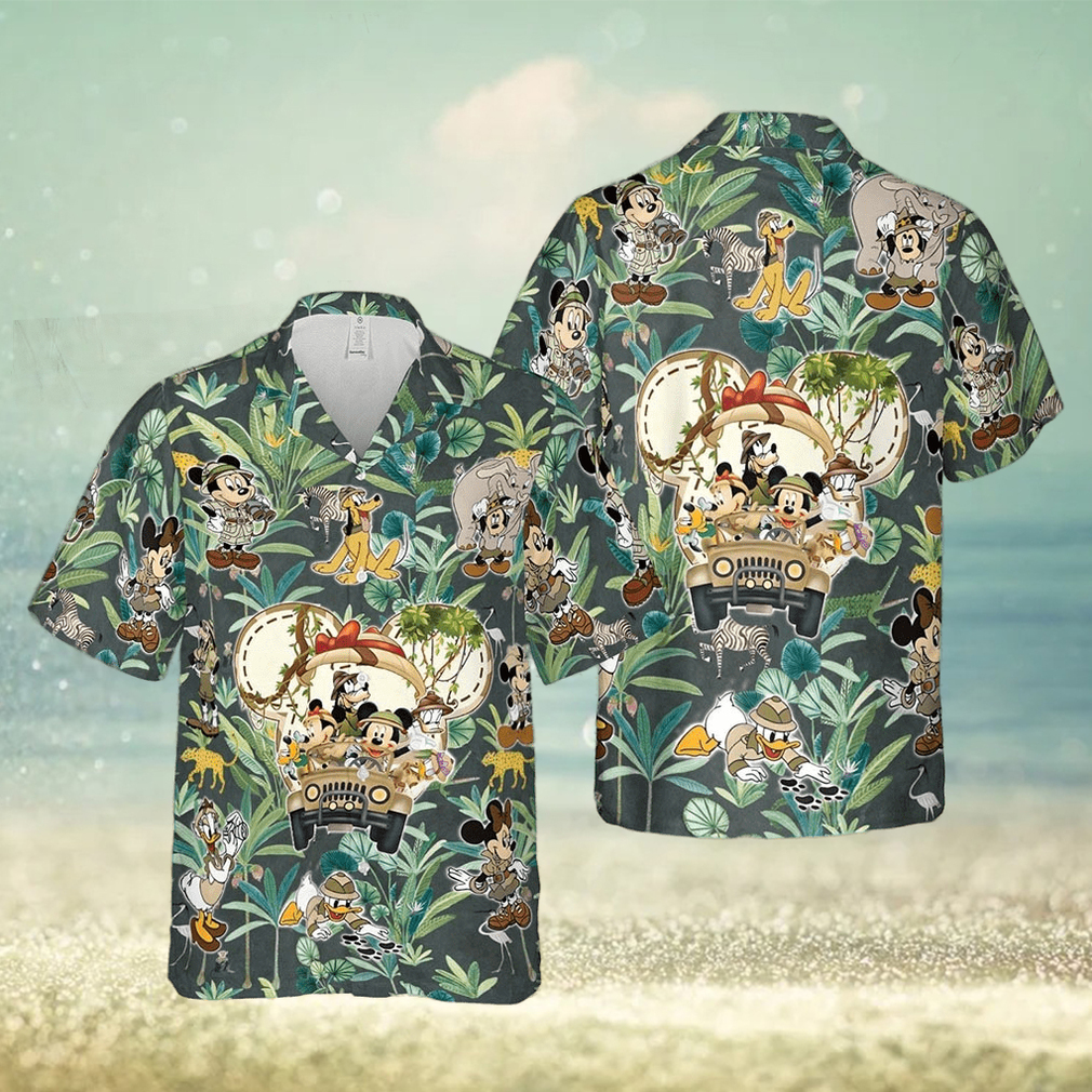 Vintage Disney Animal Kingdom Mickey And Friends Cool Hawaiian Shirt – Thoughtful Personalized Gift For The Whole Family - Limotees