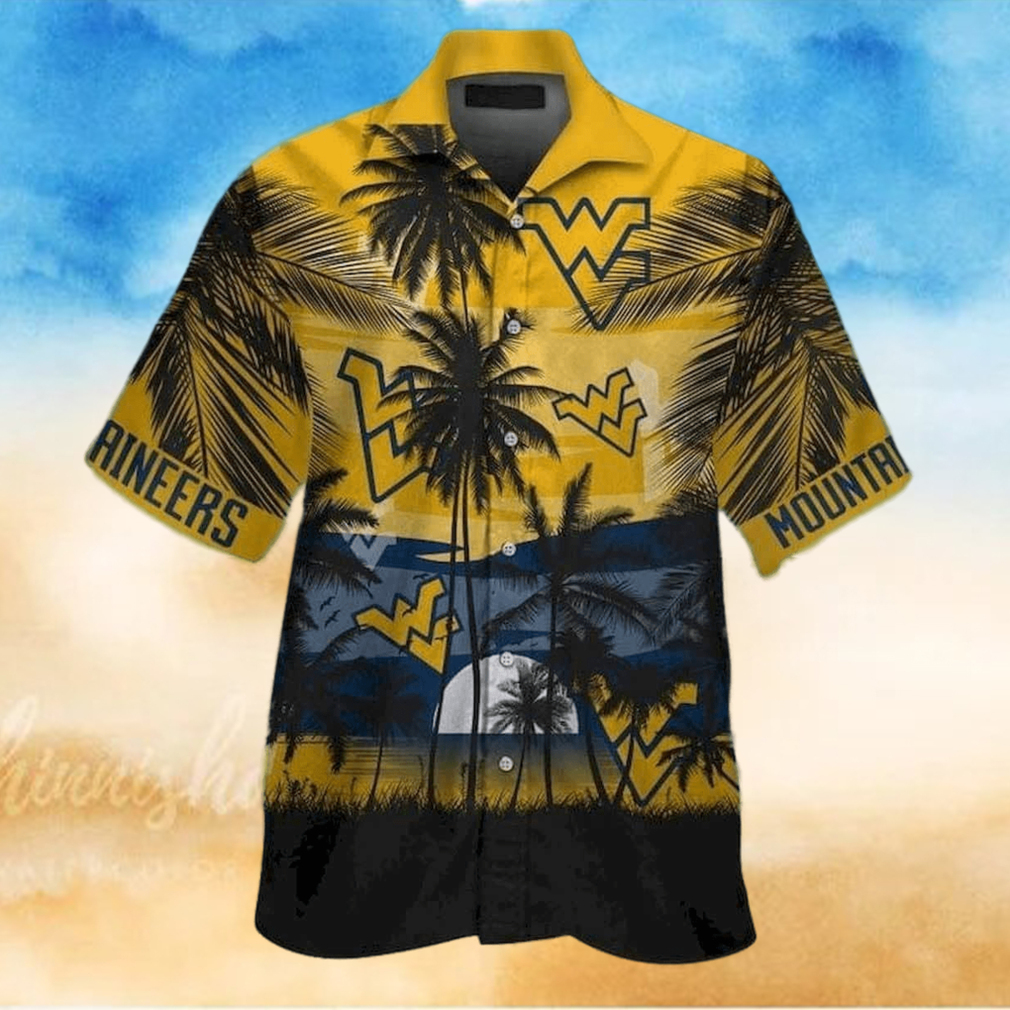 Vintage NCAA West Virginia Mountaineers WVU Hawaiian Shirt Gift For Beach Vacation - Limotees