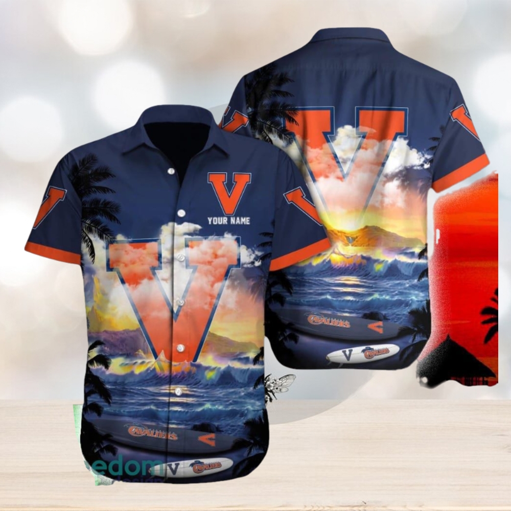 Virginia Cavaliers NCAA Vacation Wear Custom Name Hawaiian Shirt Beach For Men Women Gift For Fans - Limotees