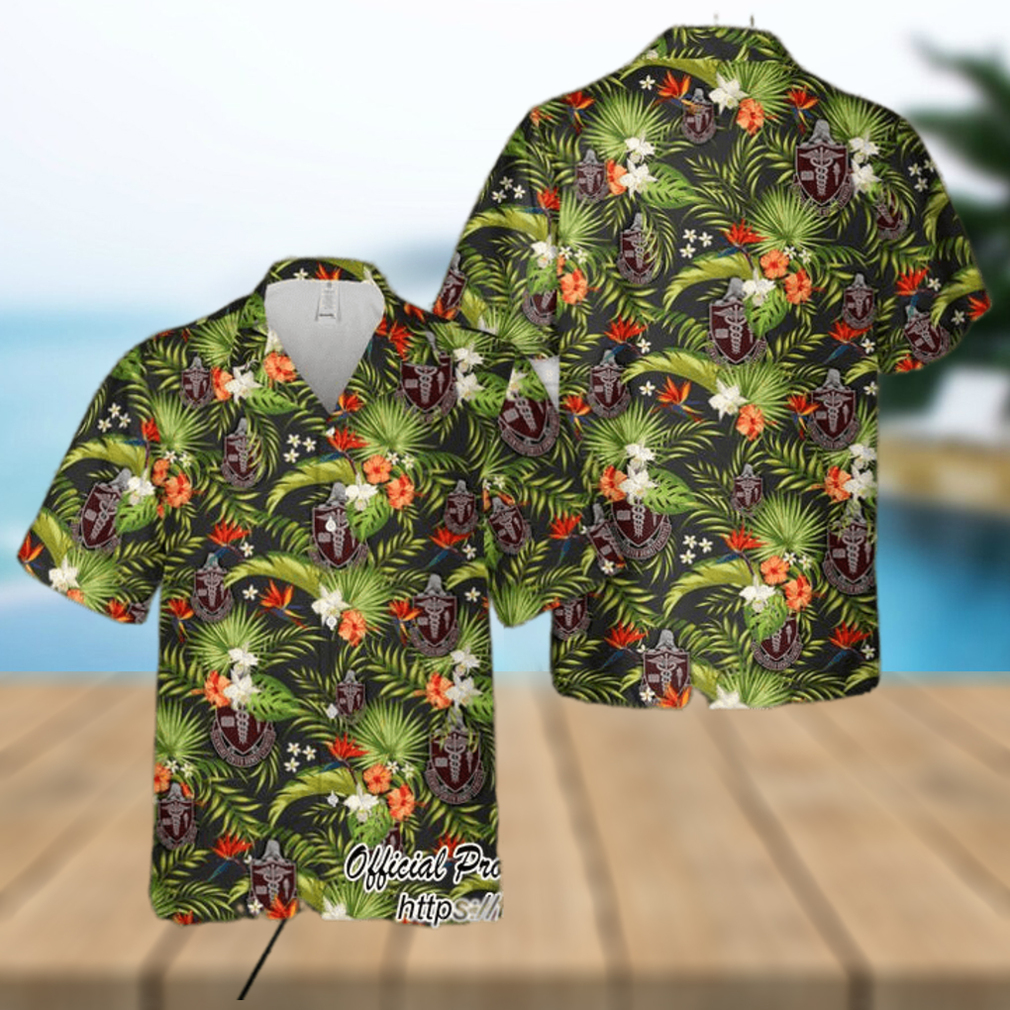 Walter Reed Army Medical Center U.S. Army Custom Hawaiian Shirt - Limotees