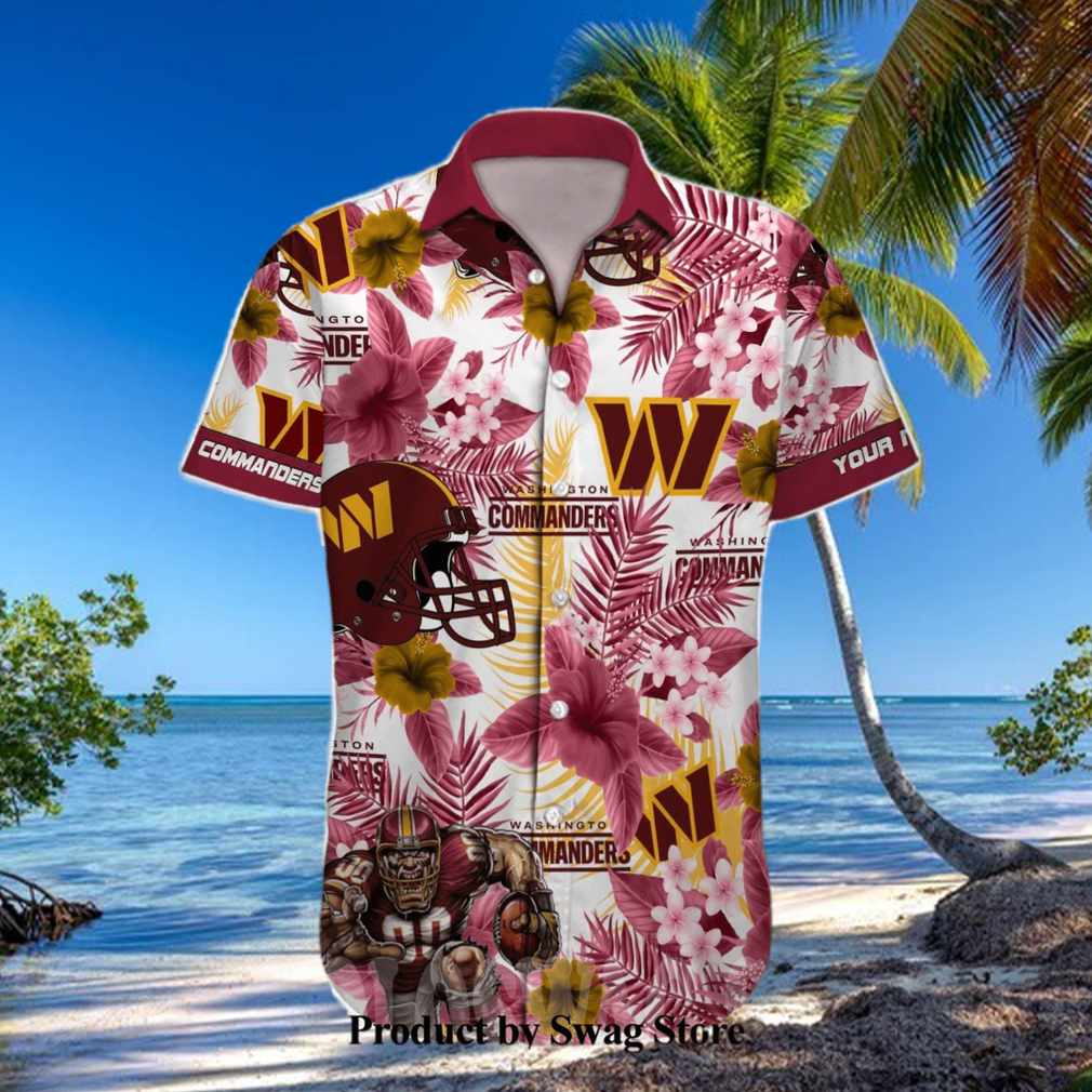 Washington Commanders NFL Hawaiian Aloha Shirt - Limotees