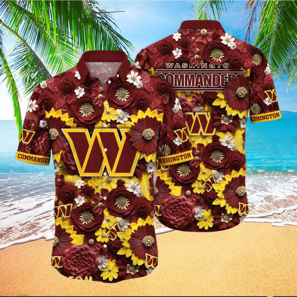 Washington Commanders NFL Hawaiian Shirt For Men And Women Fans hawaiian shirt - Limotees