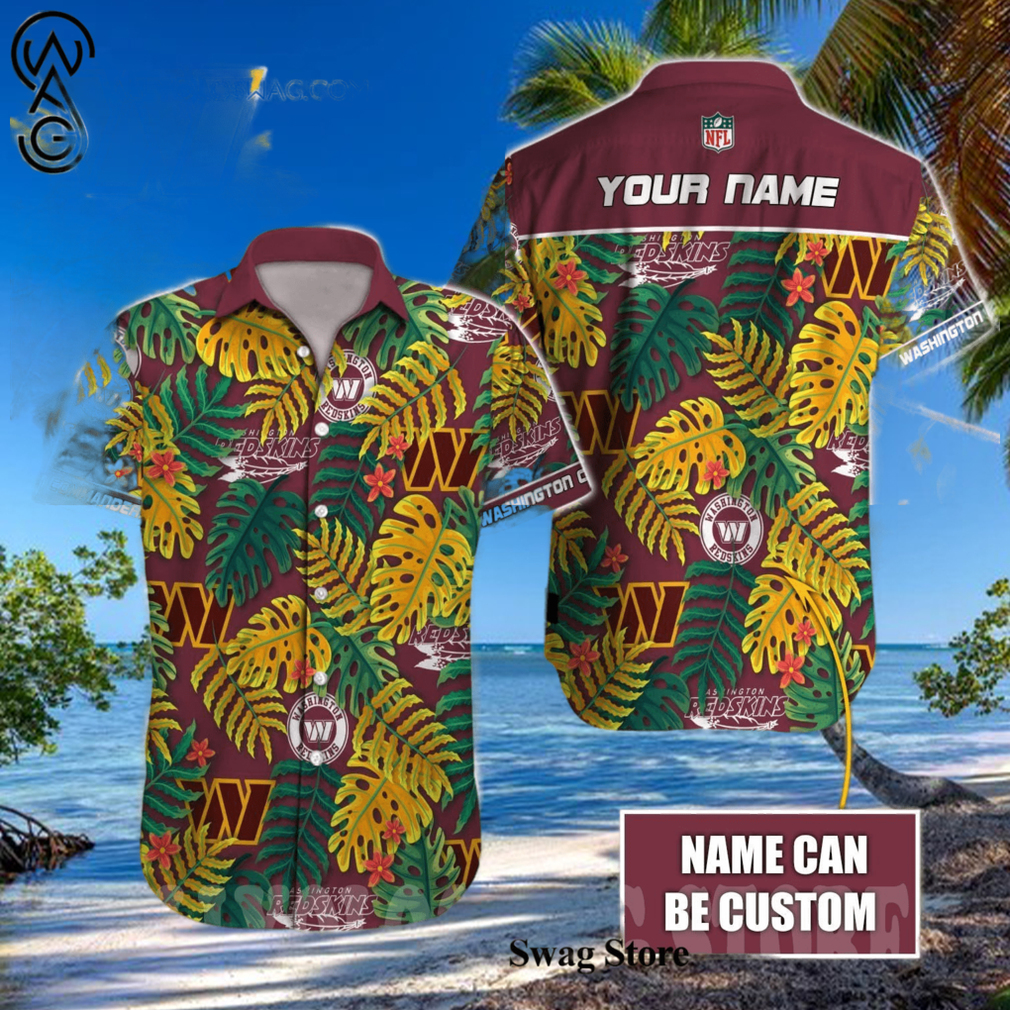 Washington Commanders NFL Unisex All Over Printed Personalized Hawaii Shirt - Limotees