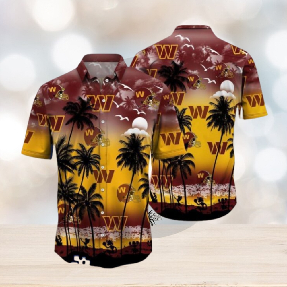 Washington Commanders Tropical Hawaiian Shirt - Limotees