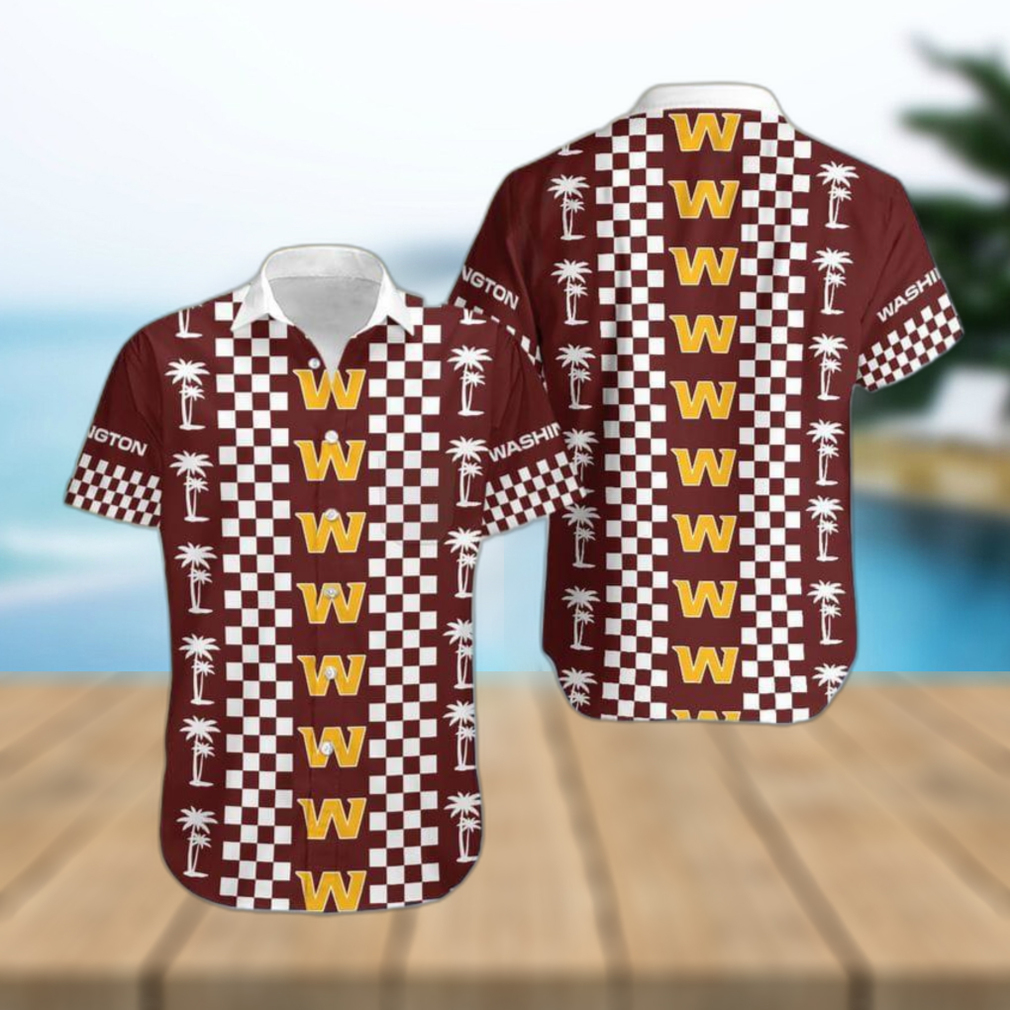 Washington Football Team Caro Hawaiian Shirt Men Women Gift For Christmas - Limotees