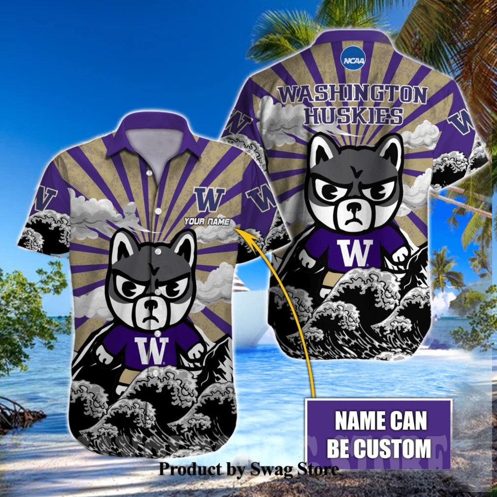 Washington Huskies NCAA Full Print Unisex Hawaiian Aloha Shirt - Limotees