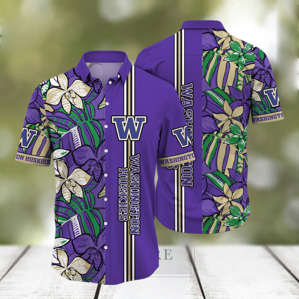 Washington Huskies NCAA Hawaiian Shirt Beach Balls Aloha Shirt - Limotees