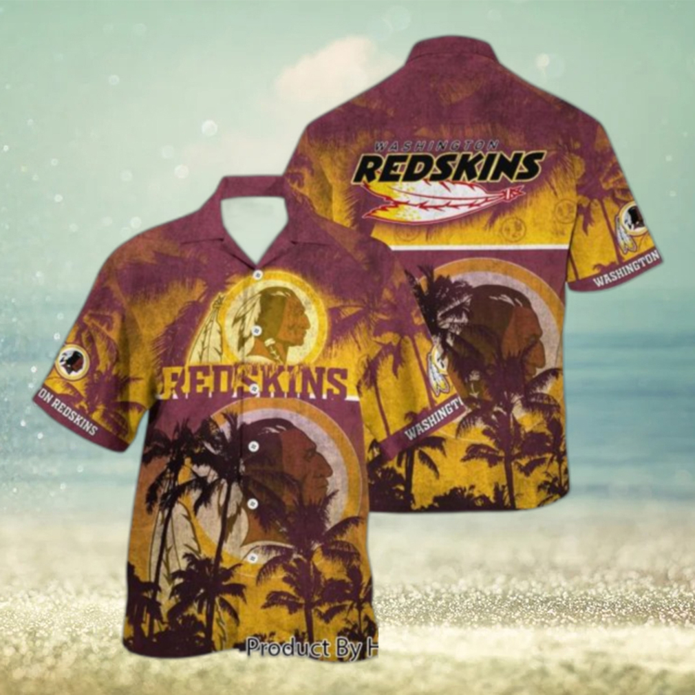 Washington Redskins NFL Hawaiian Shirt Style Tropical Pattern Hot Trending Summer For Awesome Fans Hot Trend 2023 - Limotees