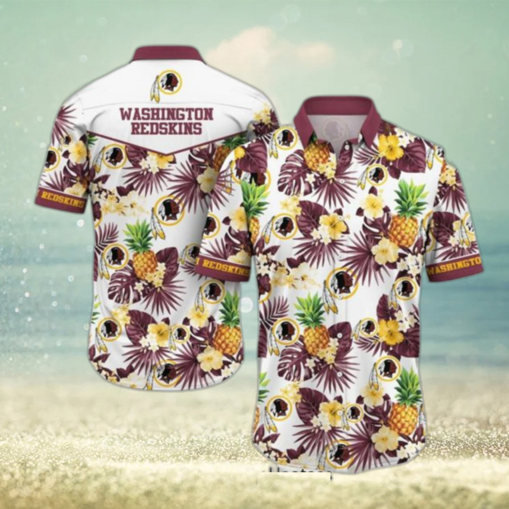 Washington Redskins NFL Hawaiian Shirt Tropical Pattern Graphic Hawaii Shirt For Fan Ever Hot Trend 2023 - Limotees