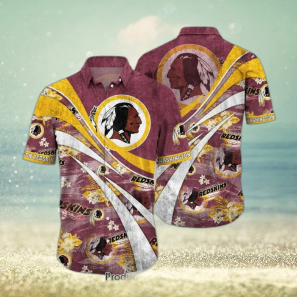 Washington Redskins NFL Summer Hawaiian Shirt Floral Pattern Graphic For Football NFL Enthusiast Hot Trend 2023 - Limotees