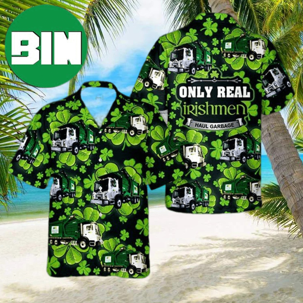 Waste Management St Patrick Day Summer Hawaiian Shirt - Limotees