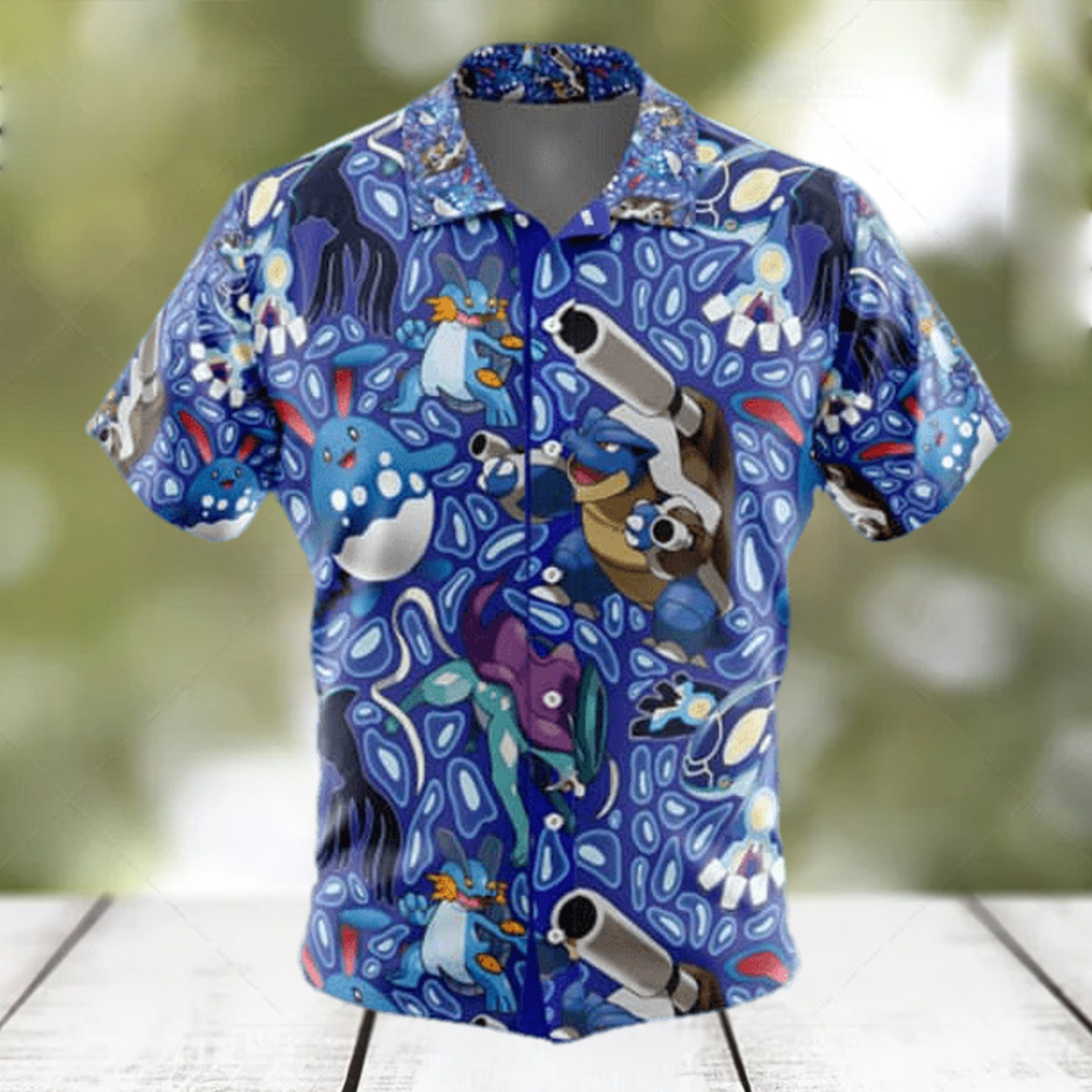 Water Pokemon Hawaiian Shirt Summer Gift For Friends - Limotees