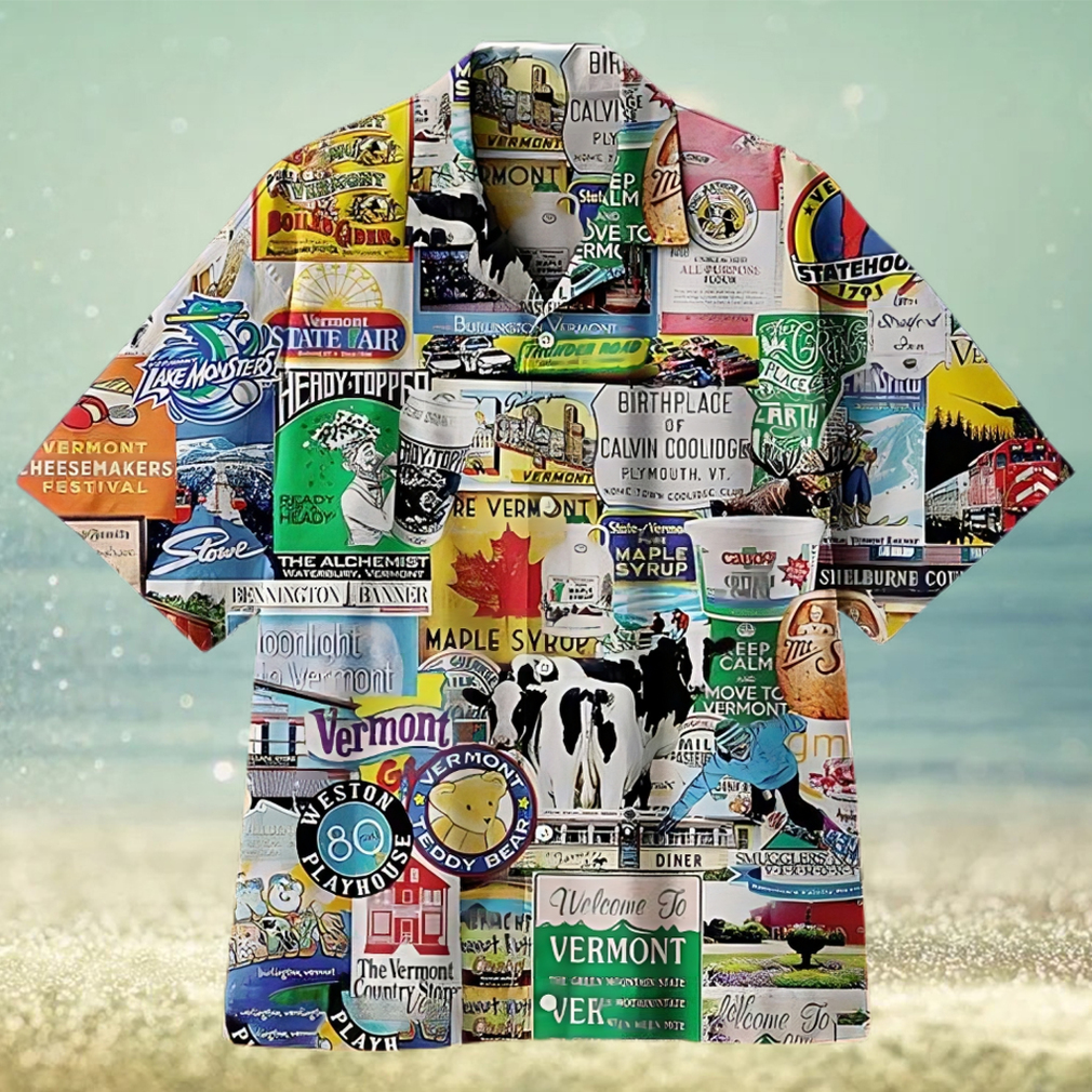 Welcome to Vermont 3D All Over Print Hawaiian Shirt - Limotees