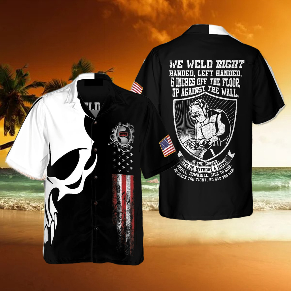 Welder Proud Skull 2 Hawaiian Shirt - Limotees