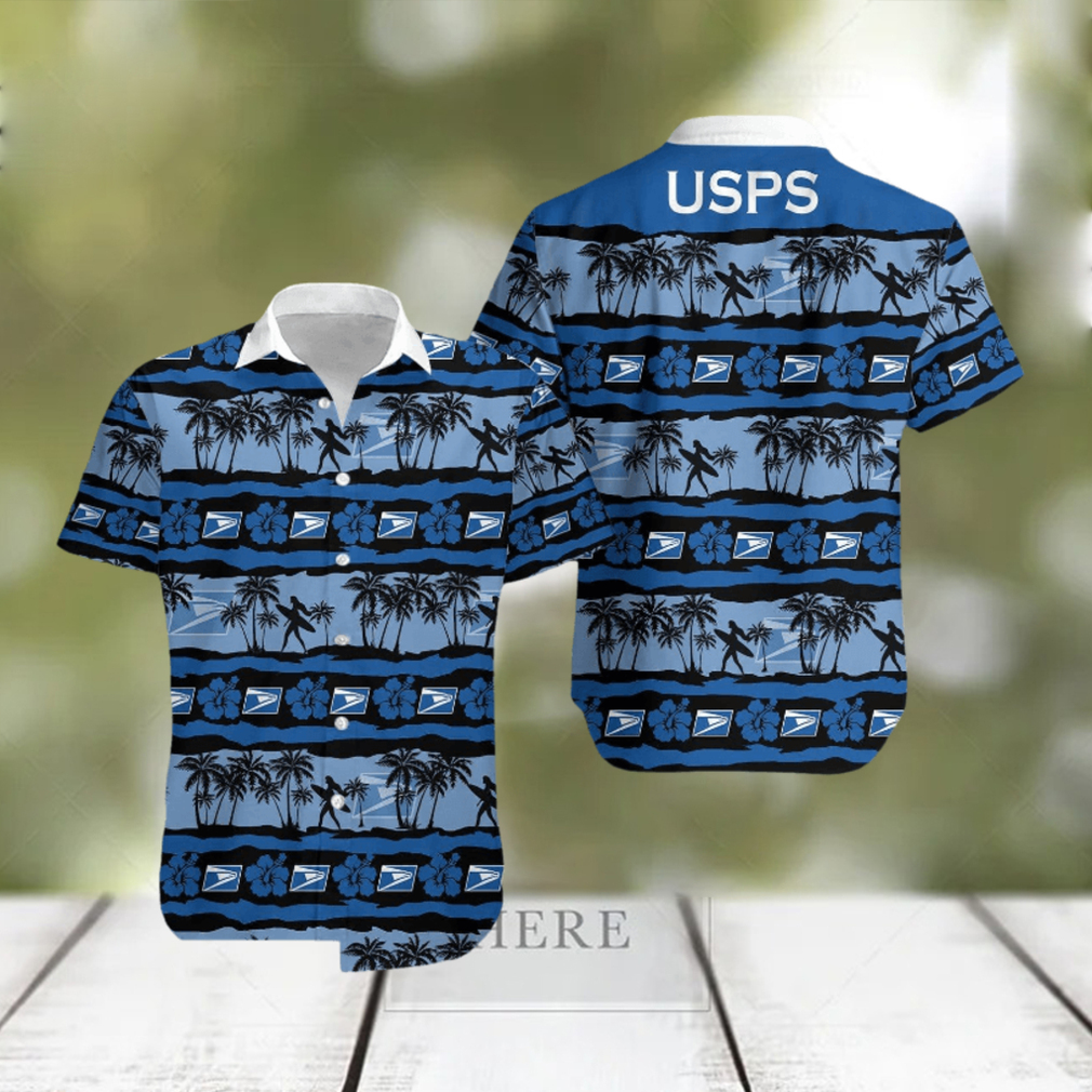 usps New Seashell AOP Hawaiian Beach Shirt For Summer Tropical Summer - Limotees