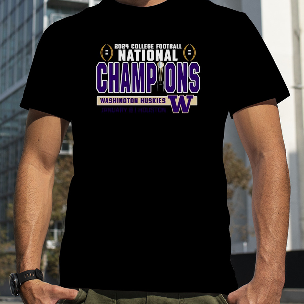 2024 College Football Playoffs National Champions Washington Huskies Football Shirt