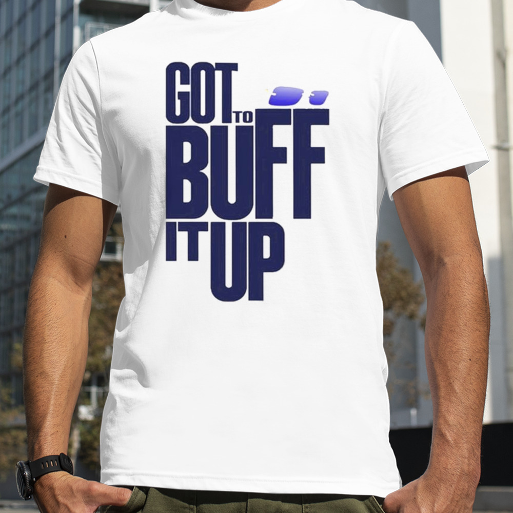 Michigan Football Got To Buff It Up Glasses T-Shirt