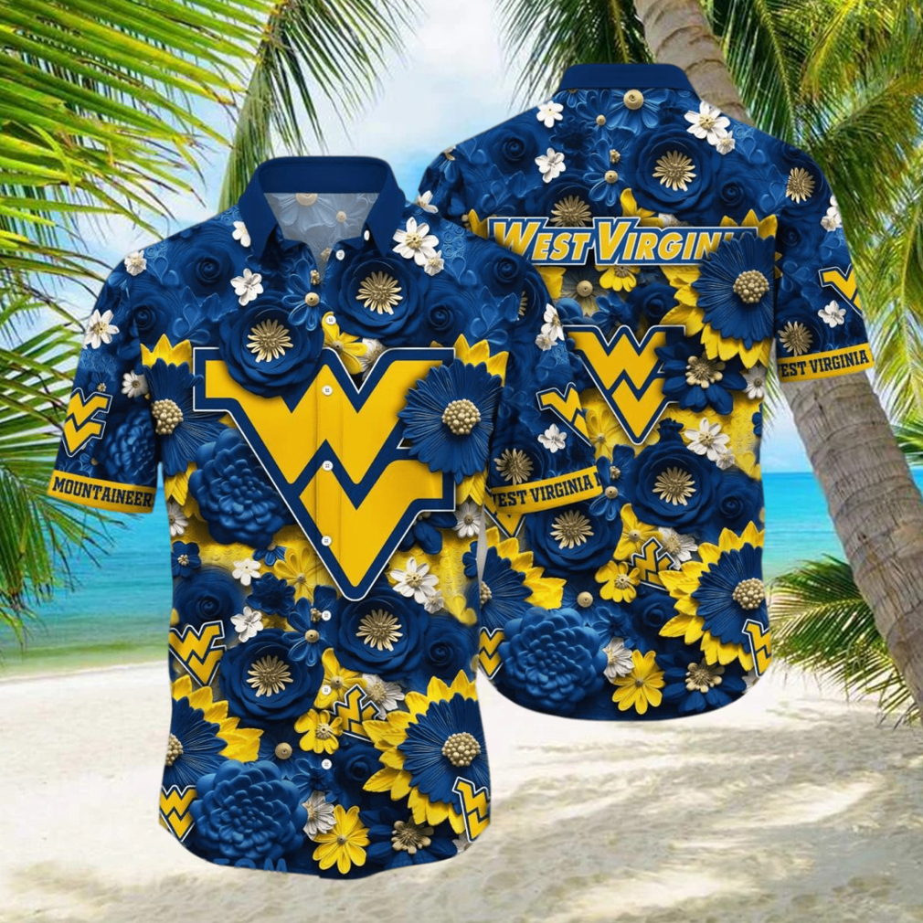 West Virginia Mountaineers NCAA2 Hawaiian Shirt For Men And Women Fans hawaiian shirt - Limotees