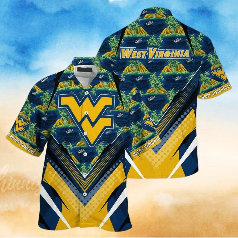 West Virginia Mountaineers WVU Hawaiian Shirt Beach Lovers Gift - Limotees