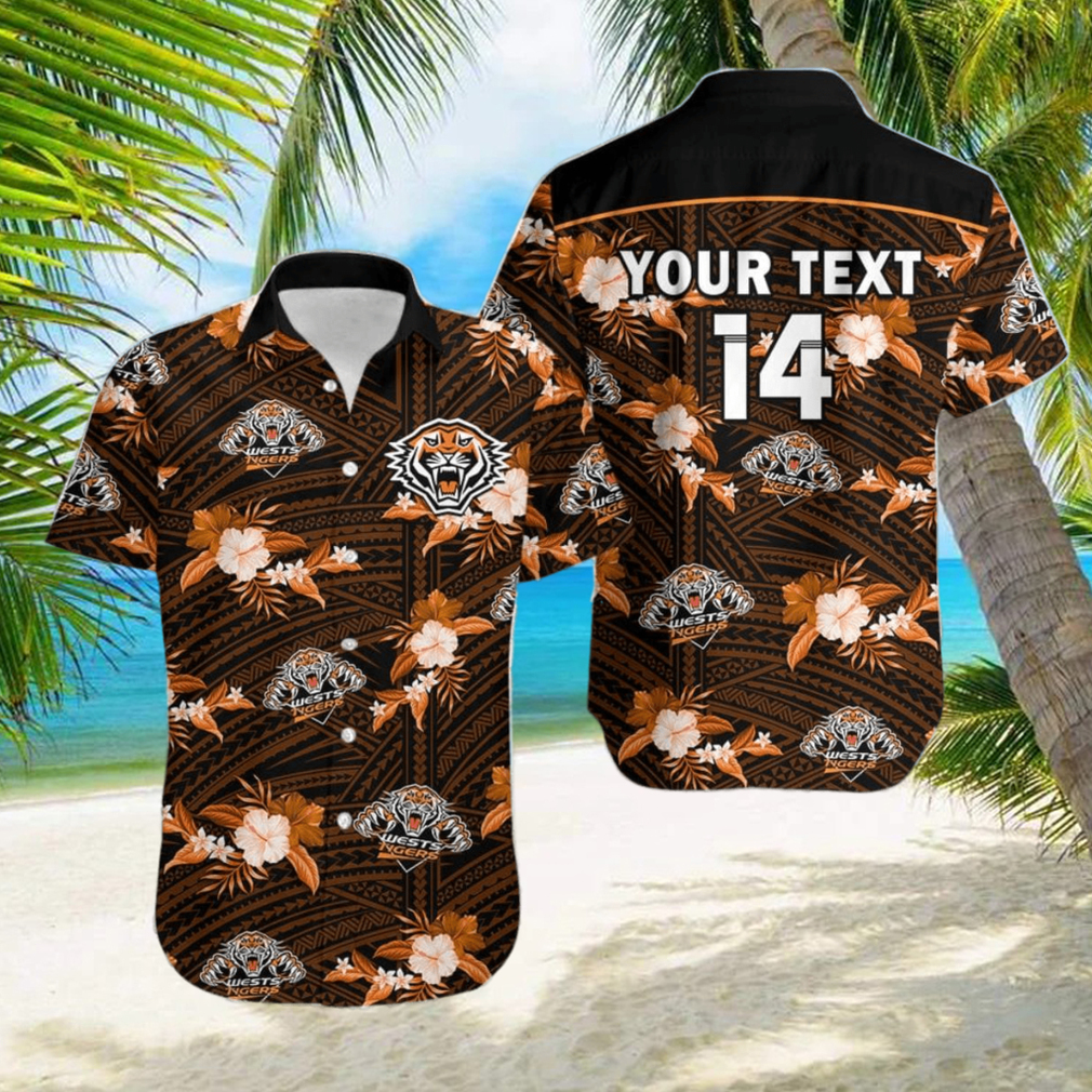 Wests Tigers Personalized NRL 2023 Tropical Hawaiian Best Gift For Men And Women Fans hawaiian shirt - Limotees