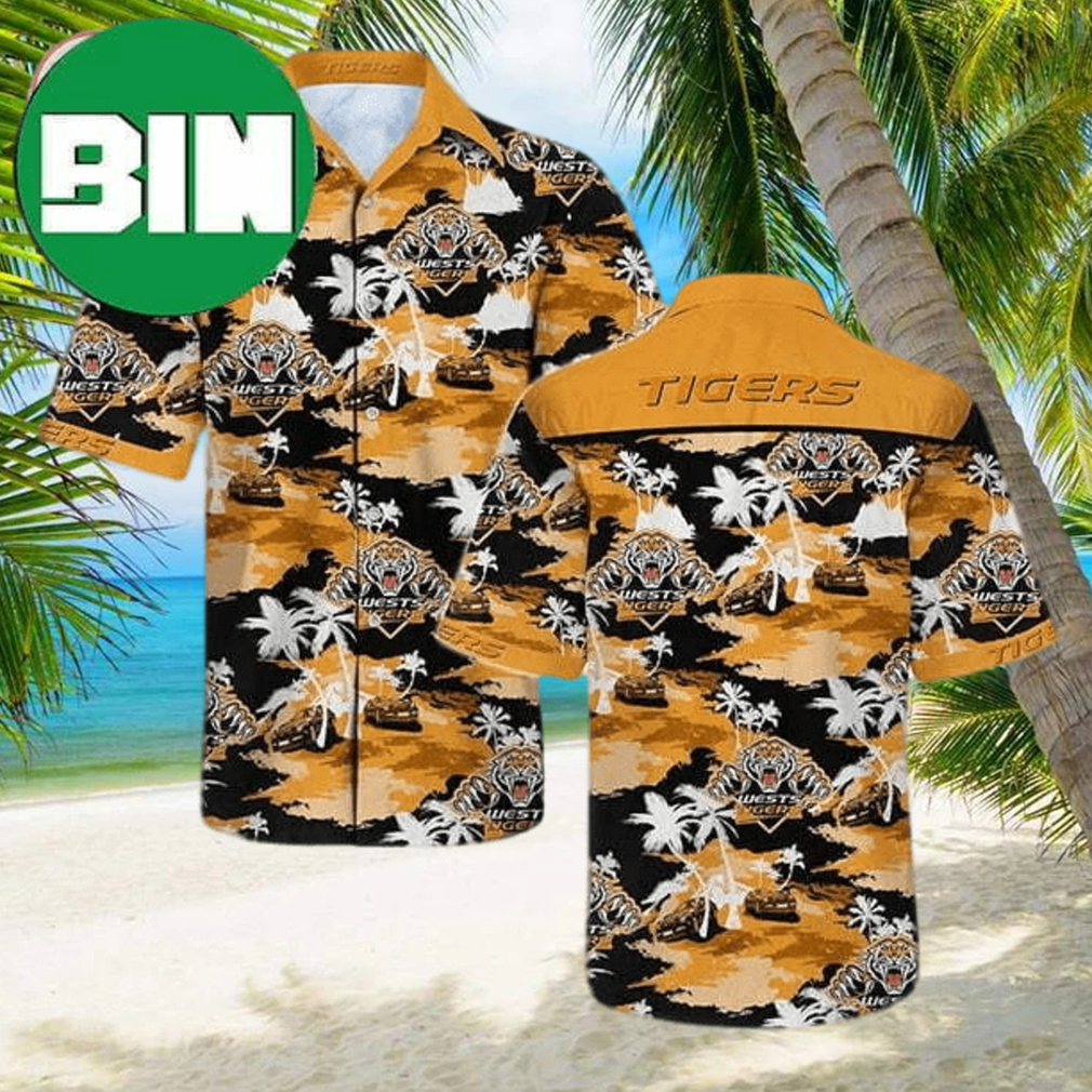 Wests Tigers Summer Hawaiian Shirt - Limotees