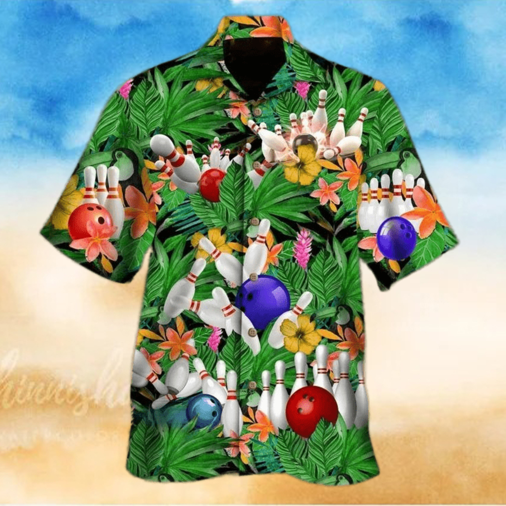 What Happens At Bowling Stays Hawaiian Shirt - Limotees