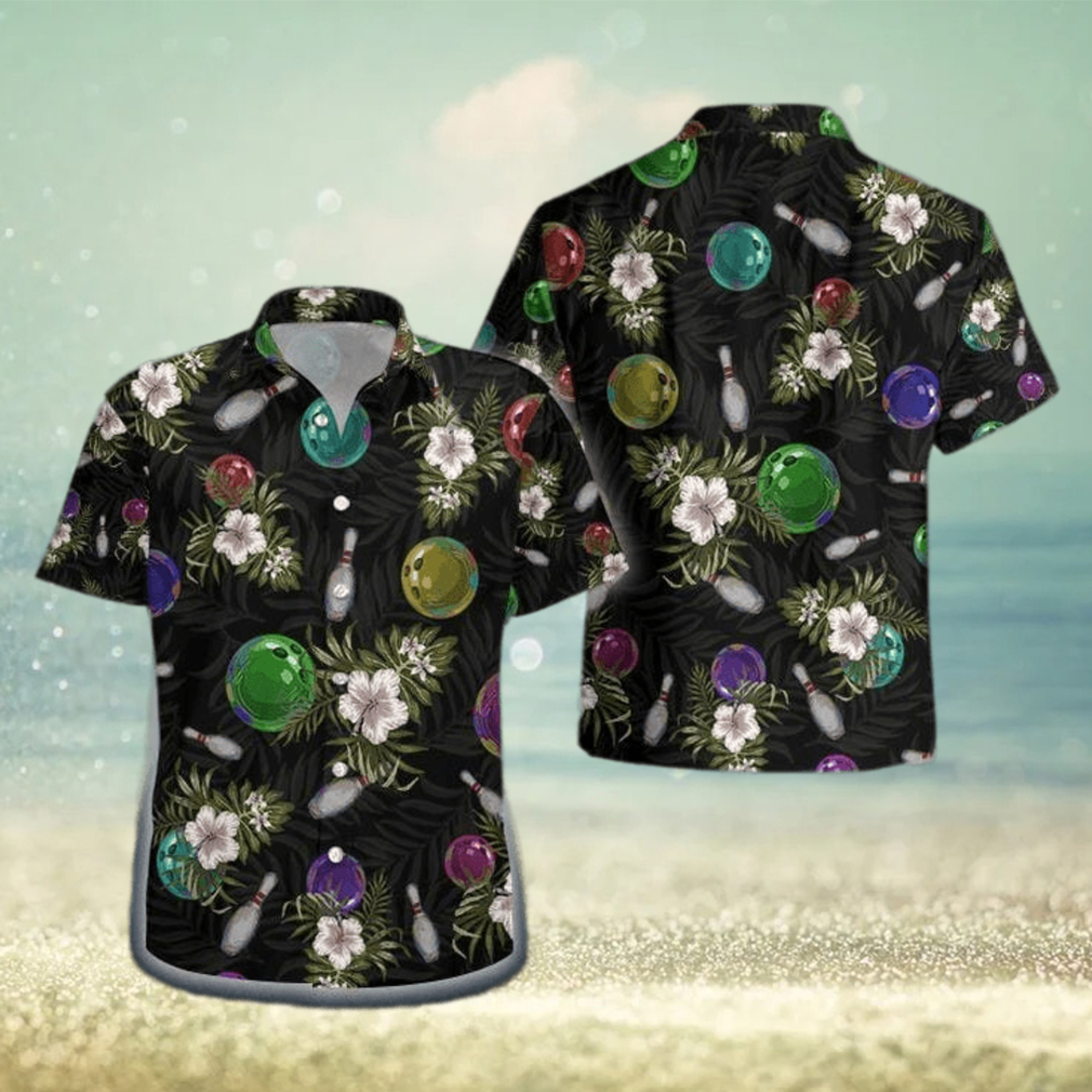 Who Gives A Split Black Bowling Tropical Unisex Hawaiian Shirts - Limotees