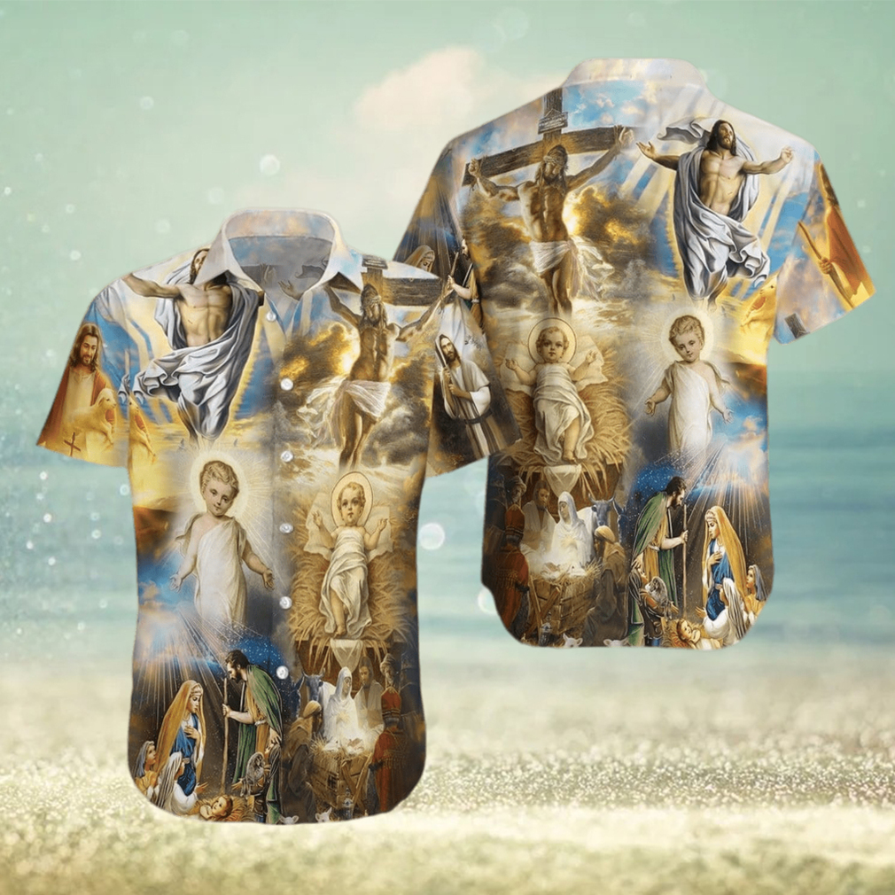 Whole Life Of Jesus Unisex Hawaiian Aloha Shirt - Limotees