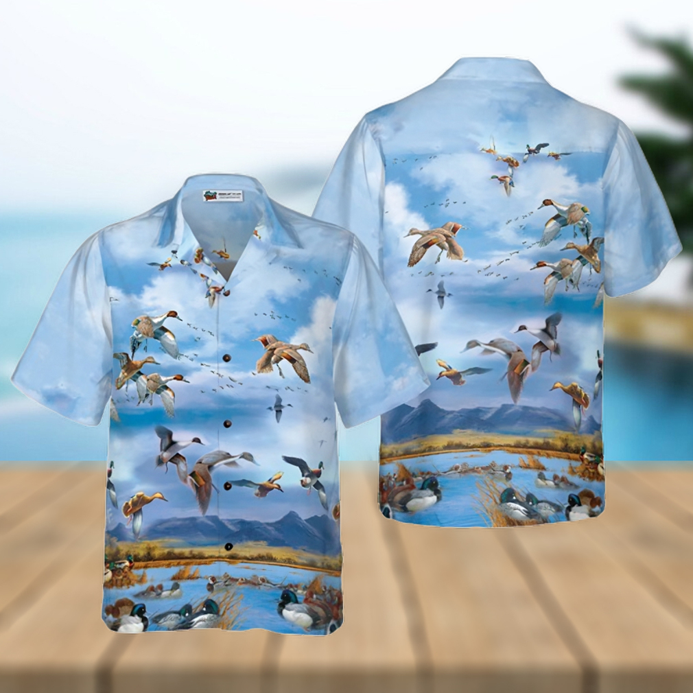 Wild Ducks Keep Your Freedom Hawaiian Shirt - Limotees