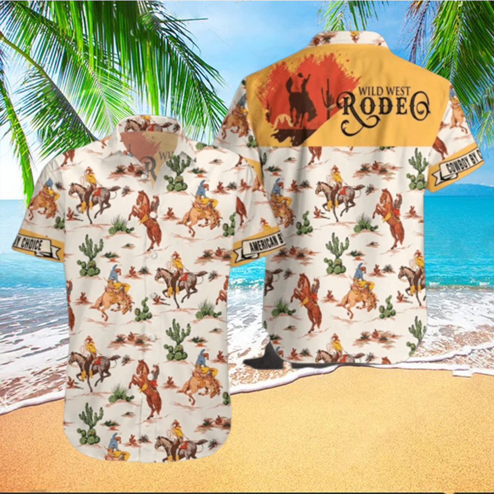 Wild West Rodeo Cowboy Hawaiian Shirt - Limotees