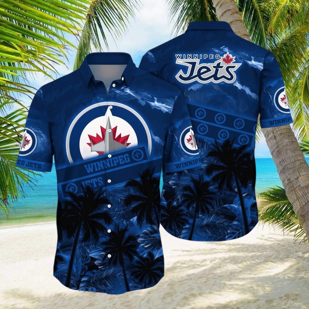 Winnipeg Jets NHL Flower Hawaiian Shirt - Limotees