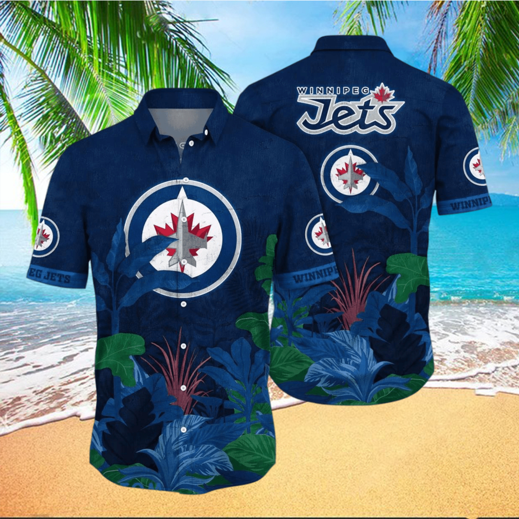 Winnipeg Jets NHL Flower Hawaiian Shirt Great Gift For Men Women Fans hawaioian shirt - Limotees