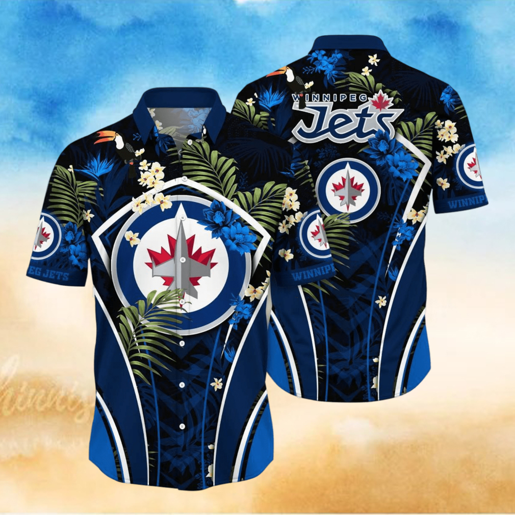 Winnipeg Jets NHL Flower Hawaiian Shirt Special Gift For Men Women Fans - Limotees