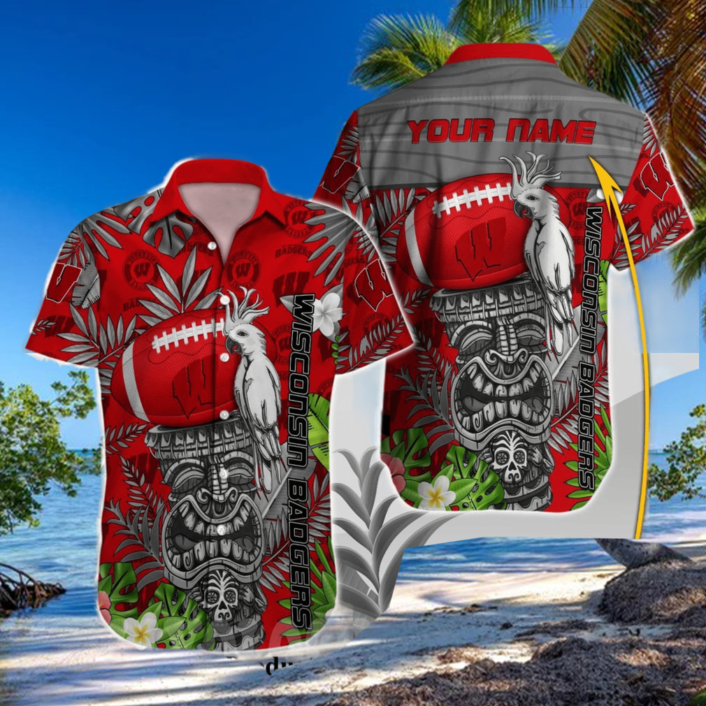 Wisconsin Badgers NCAA Classic All Over Print Hawaii Shirt - Limotees