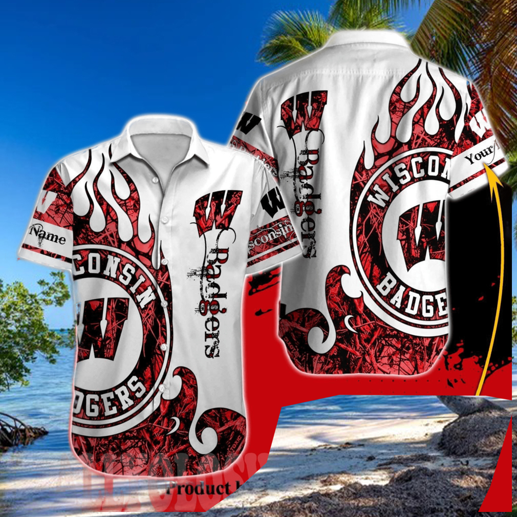 Wisconsin Badgers NCAA For Sport Fans All Over Printed Vacation Hawaiian Shirts - Limotees