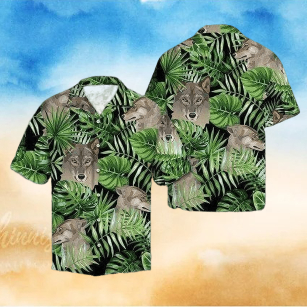 Wolf Summer Vibe Tropical Hawaiian Shirt - Limotees