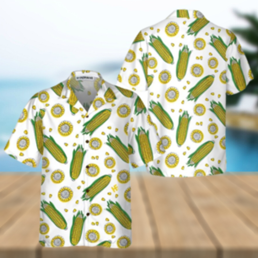 Yellow Corncobs Corn Hawaiian Shirt - Limotees