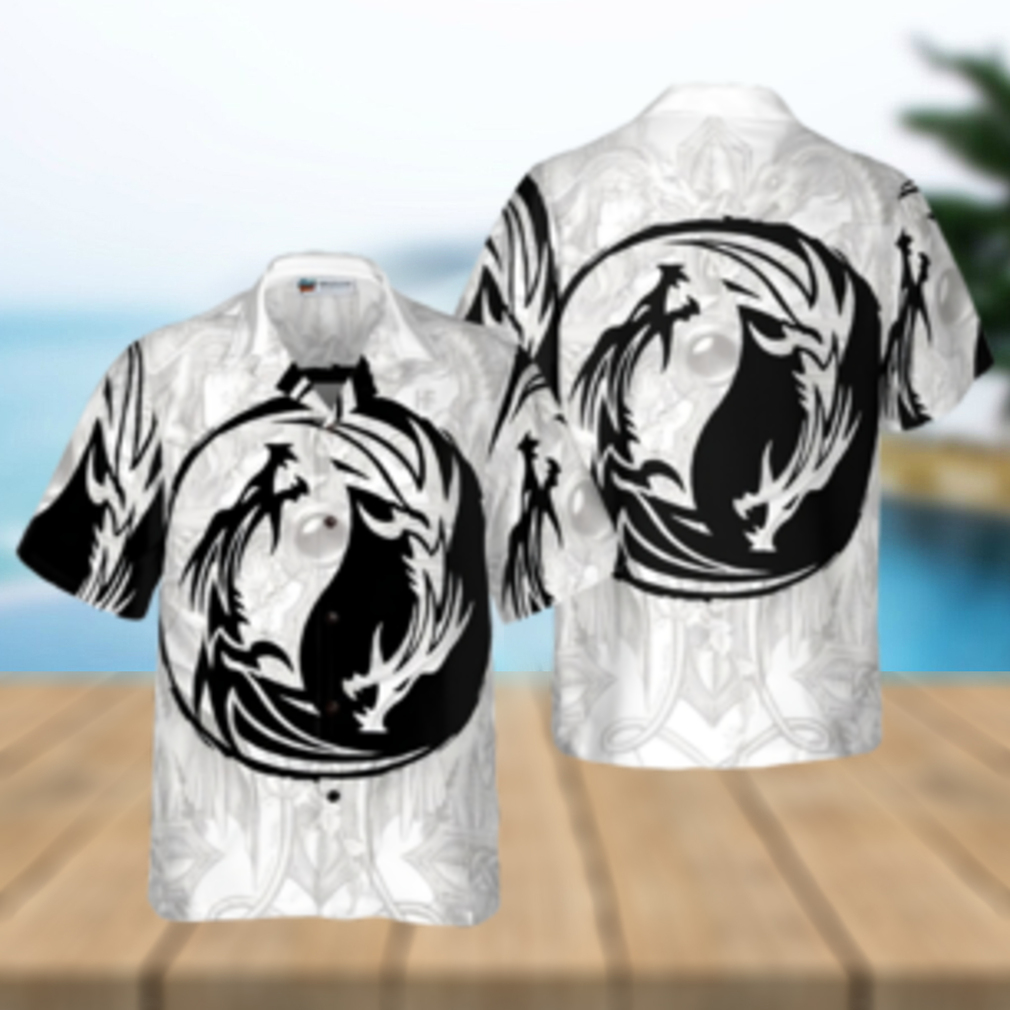 Yin Yang Dragon Hawaiian Shirt - Limotees