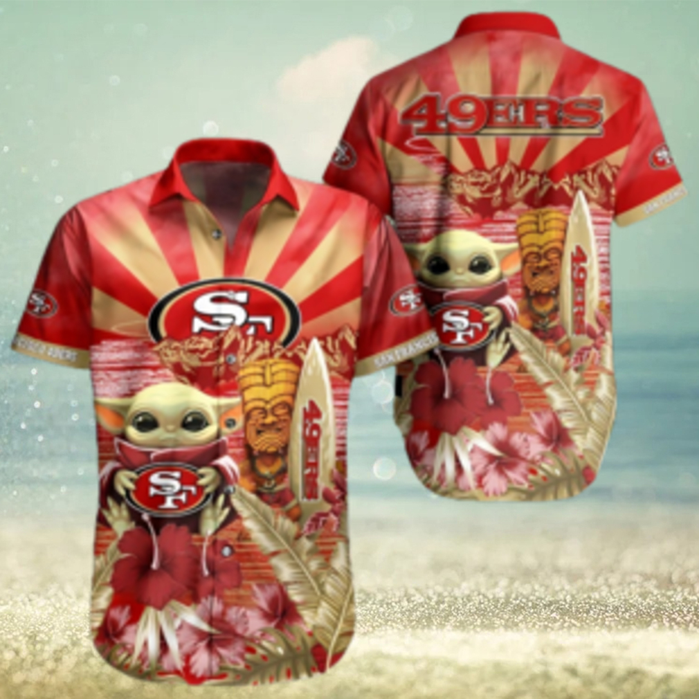 Yoda San Francisco 49ers Nfl Hawaii Full 3d Shirt For Fans 1 - Limotees