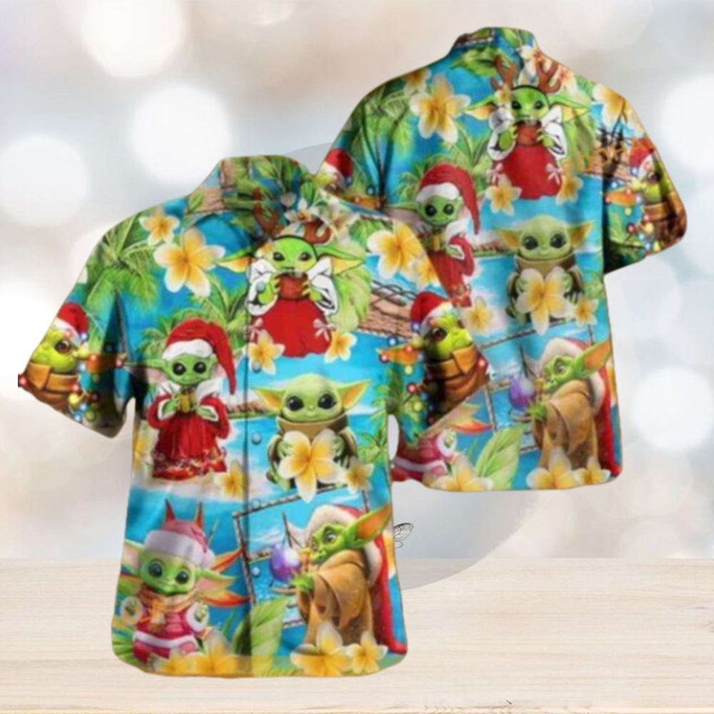 Yoda’s Merry Christmas Hawaiian Shirt, Funny Xmas Gifts - Limotees