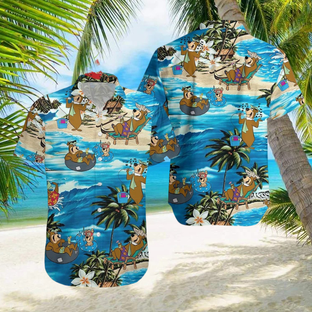 Yogi Bear Pirates Of Caribbean And Friends Holiday Cool Hawaiian Shirt - Limotees