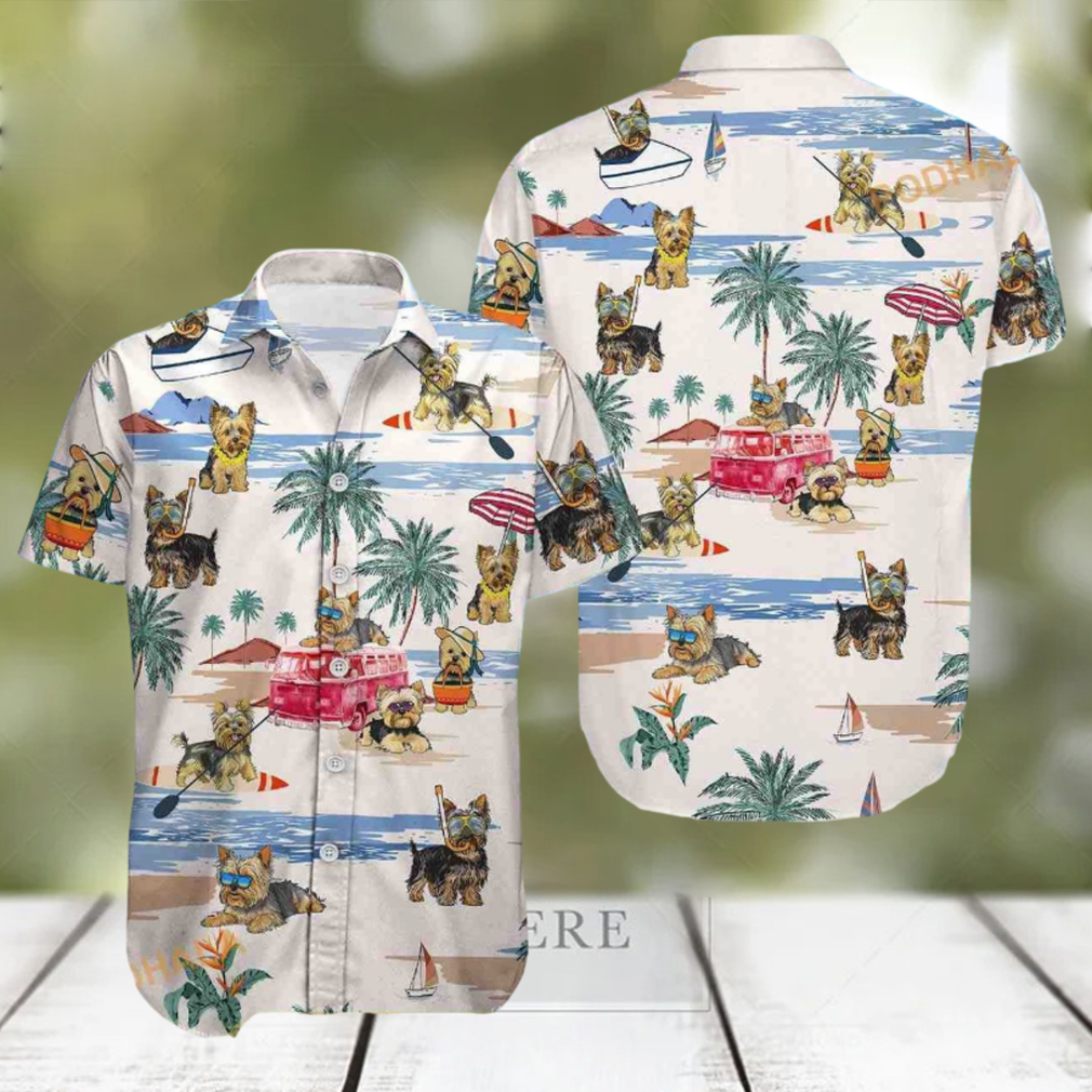 Yorkie Button Hawaiian Shirt - Limotees