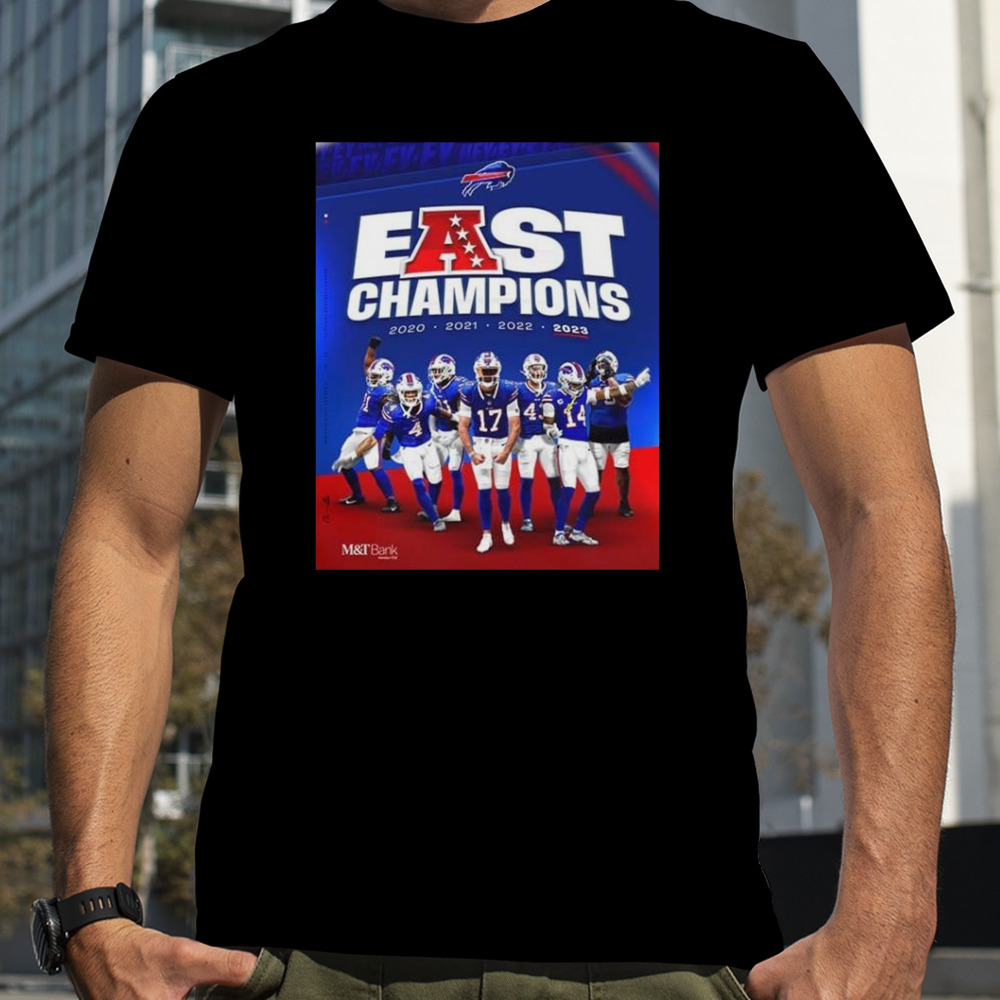 Buffalo Bills AFC East Champions 2020-2023 Shirt