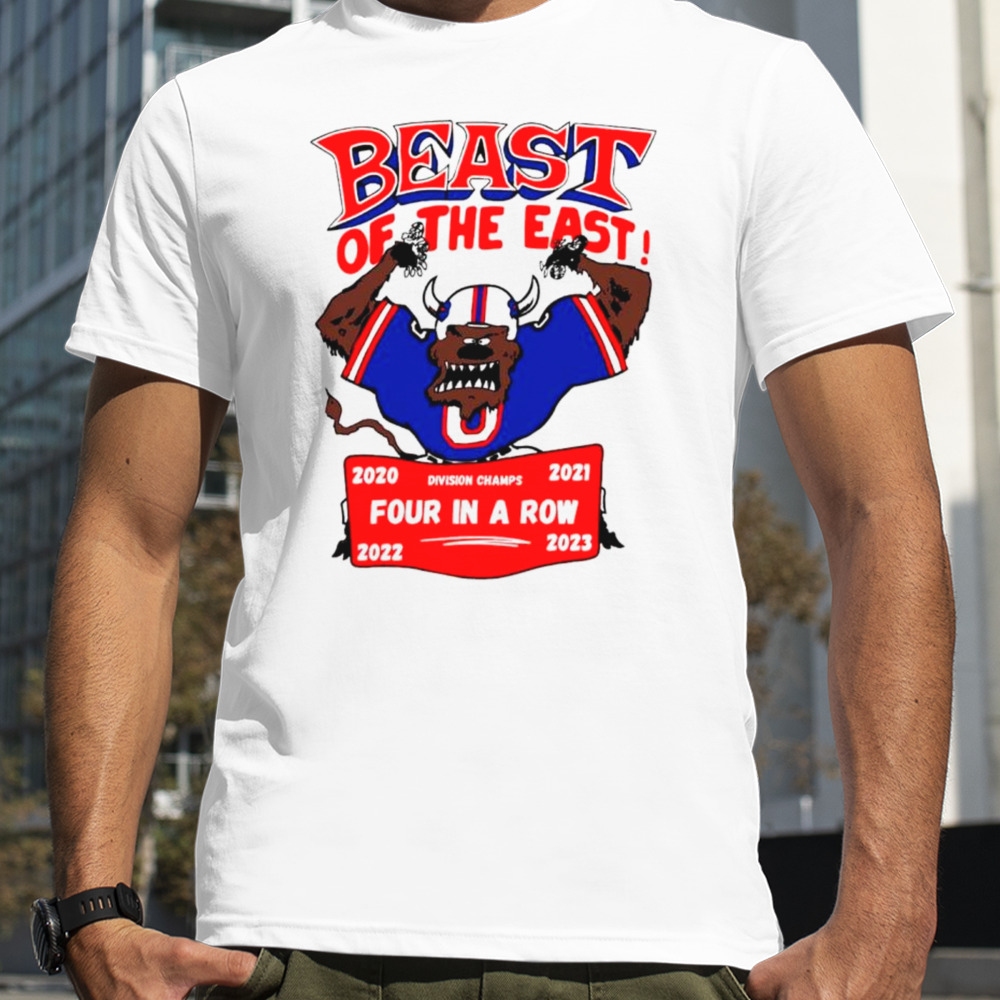 Buffalo Bills beast of the East four in a row shirt