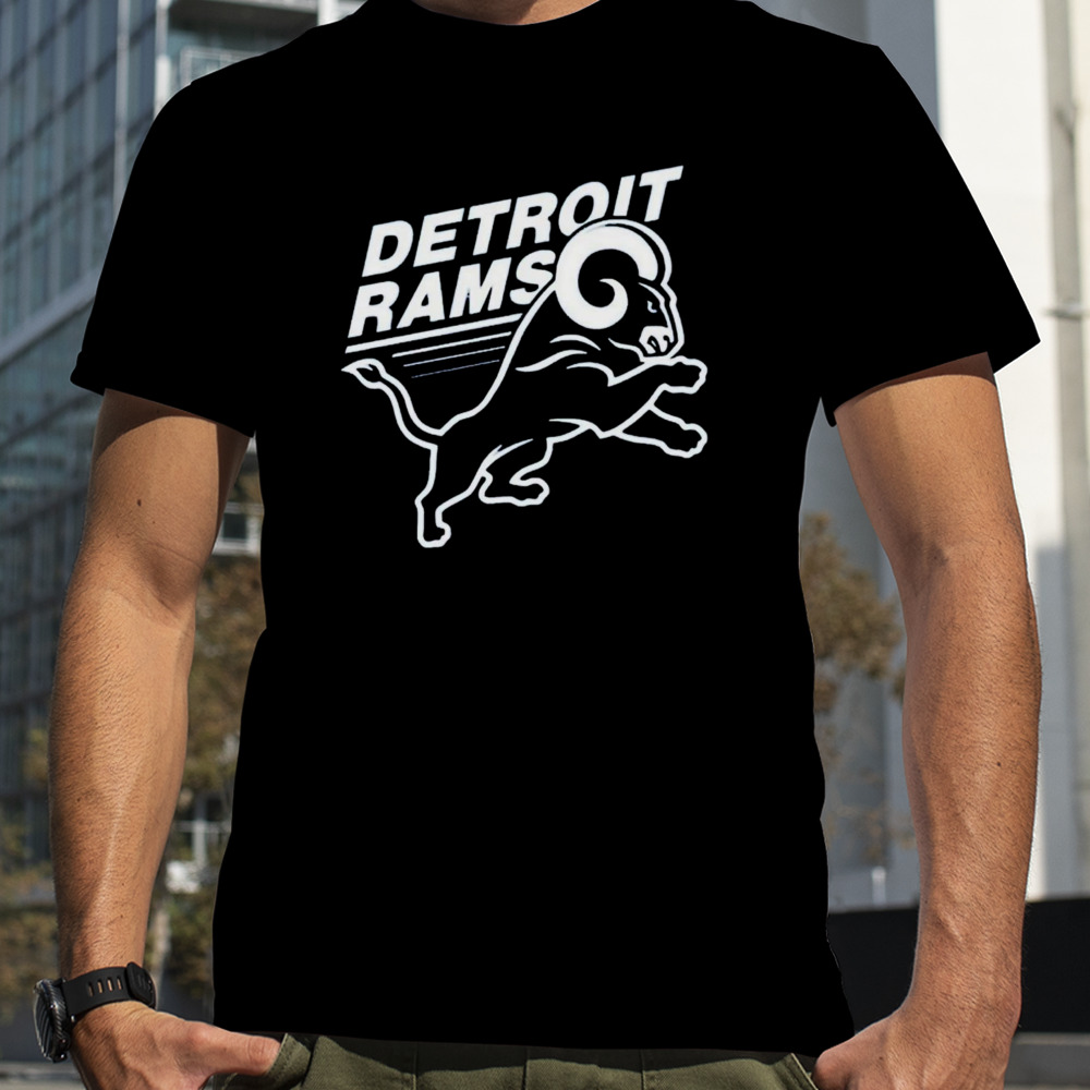 Detroit Rams logo shirt