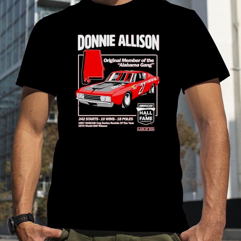 Donnie Allison Checkered Flag Sports NASCAR Hall of Fame shirt